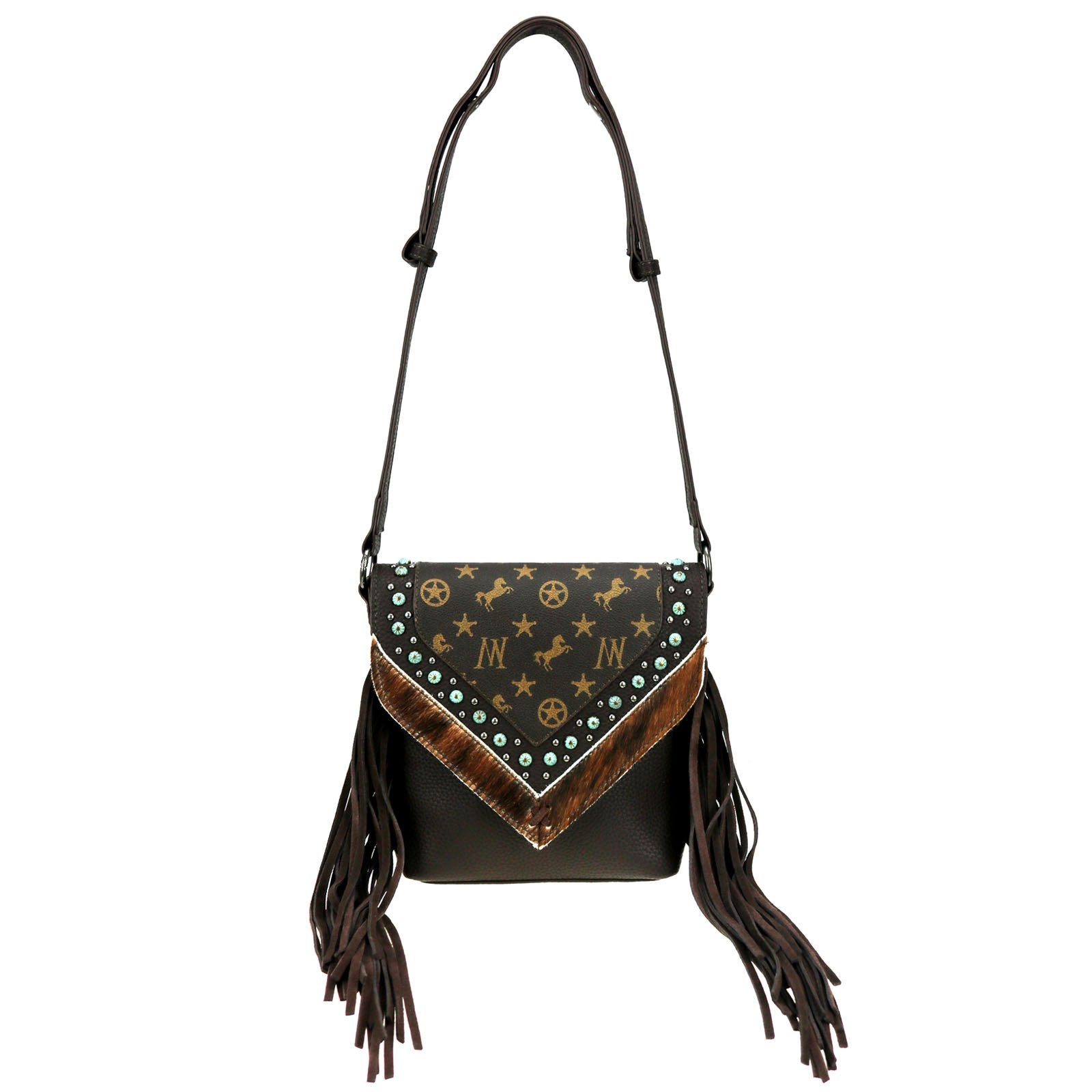 Montana West Signature Monogram Fringe Collection Crossbody – The Tin Lily  Boutique
