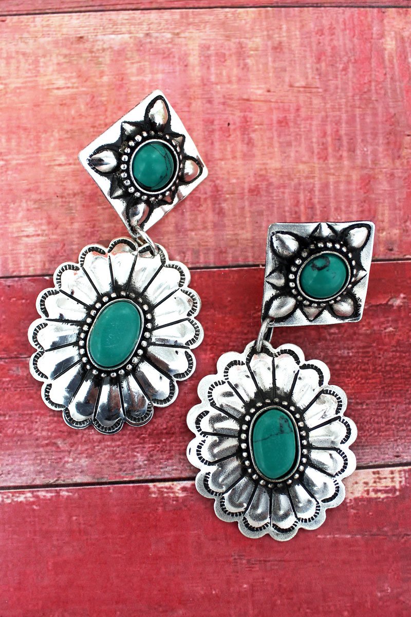 Laredo Concho Earrings