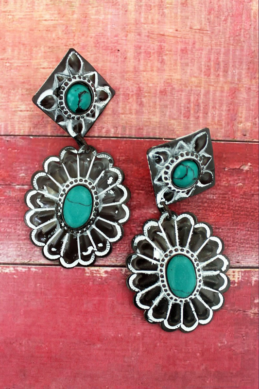 Laredo Concho Earrings