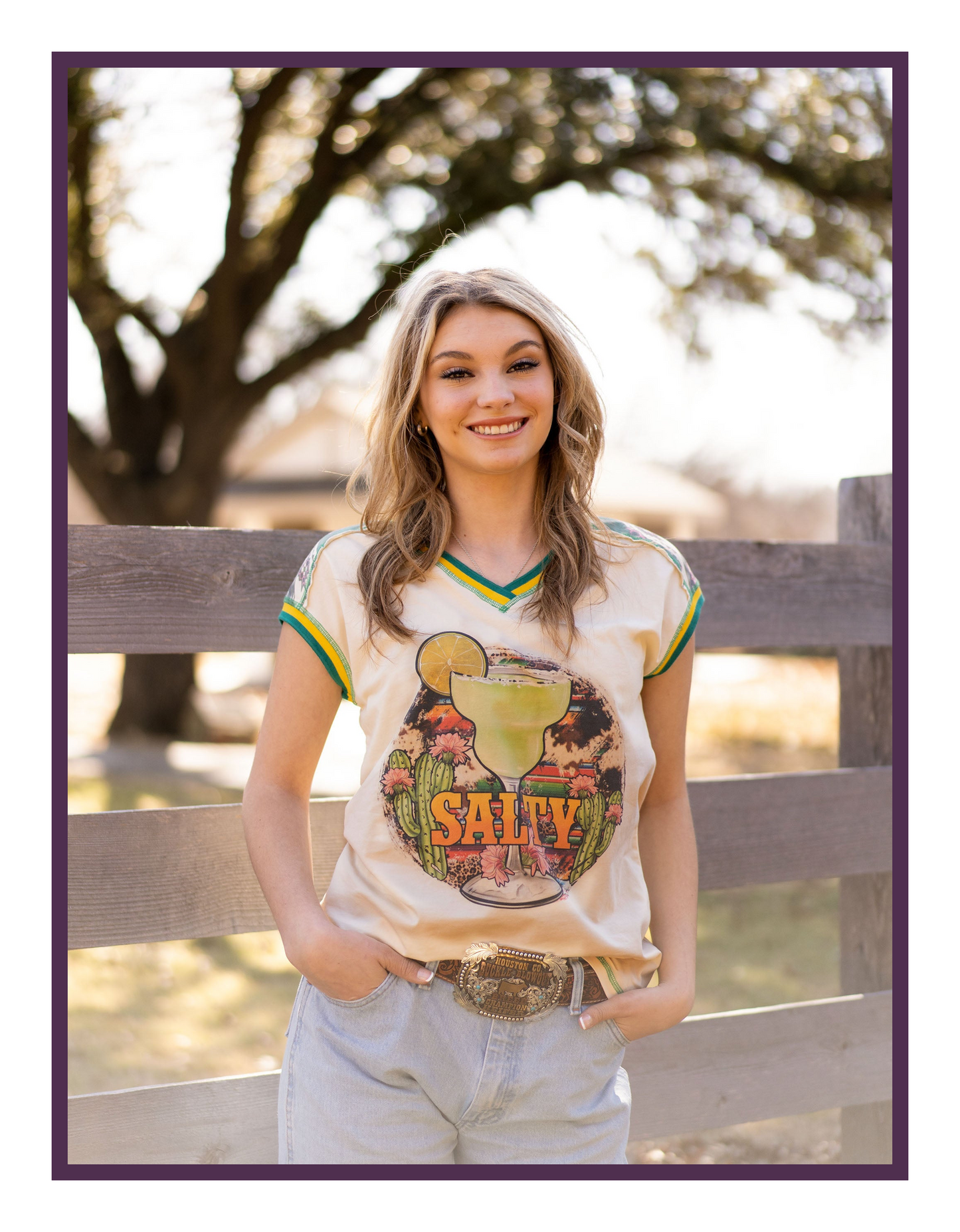 Salty Graphic Short Sleeve Top