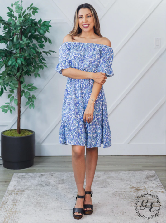 Sunday Best Dress in Blue