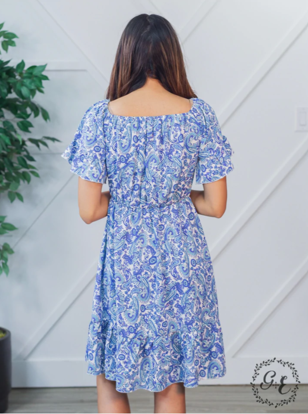 Sunday Best Dress in Blue